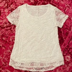 Leo & Nicole lace shirt